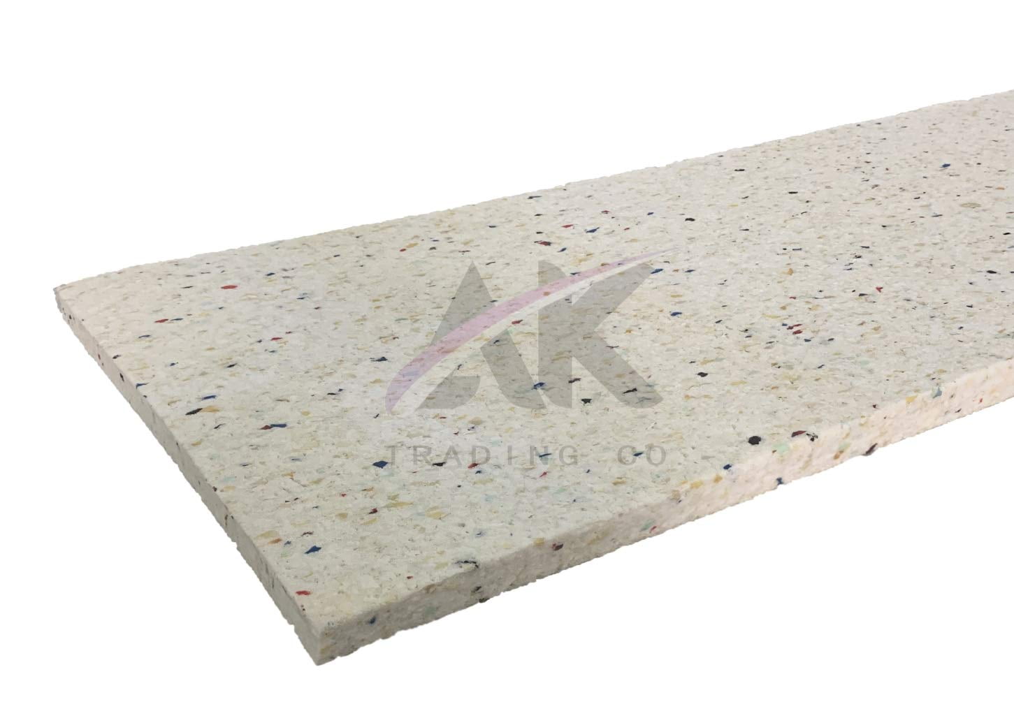 AK TRADING CO High Density Flexible Polyurethane Rebonded Foam Sheet (2" H x 24" W x 72" L)
