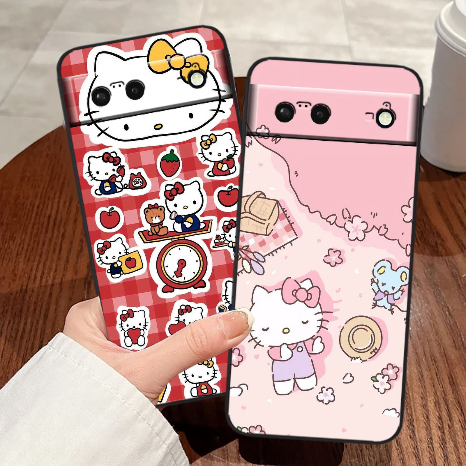 XINYEXIN Handyhülle Für Google Pixel 6a – Süße Katzen-Cartoon Hülle, Transparent & Stoßfest Mit TPU-Bumper