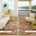 thumbnail image 4 of Addison Rugs Chantille Indoor/Outdoor Transitional Abstract Paprika Machine Washable Rectangle Rug, 5' x 7'6", 4 of 8