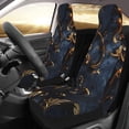 thumbnail image 3 of Fotbe Elegant Gold Scrollwork Pattern Automotive Seat Covers for Cars Trucks and SUVs – Car Seat Covers for Front Seats,Protective Seat Covers,Vehicle Seat Covers, Set of 2, 3 of 9