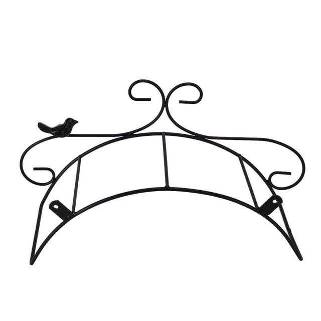 Soporte para manguera de jardín negro, soporte para manguera de jardín Soporte para manguera de jardín negro Soportes para pájaros de estilo antiguo Acabado de lujo