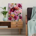 thumbnail image 5 of Vibrant Peony Blooms Canvas Print Wall Art Elegant for Living Room Bedroom Office Hotel Lobby Dining Room, 5 of 8