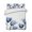 Blue, variant on Spring Floral Summer Quilt Set King Size, Soft Microfiber Quilted Bedding Set with 2 Pillow Shams, Blue Tulip Summer Botanical Rustic Lightweight All Season Bedspread Coverlet for Bedroom 96"x106"