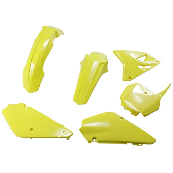 UFO Restyle Yellow Complete Body Plastics Kit for '00-23 RM85 (SUKIT405K-102)