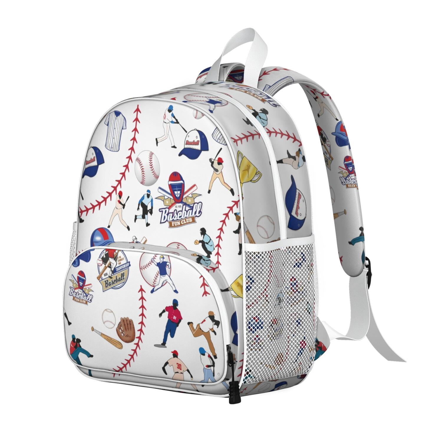 Waterproof Backpack with Side Pockets - Durable, Breathable for Baseball, Basketball, and Soccer Players