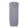 thumbnail image 4 of Women's Slim Cropped Hoodie Drawstring Athleisure Sleeveless Casual Dress Comfortable Stylish Solid Color Summer Outfit 2025 Vacation Dress Stylish Beach Sundress, 4 of 8