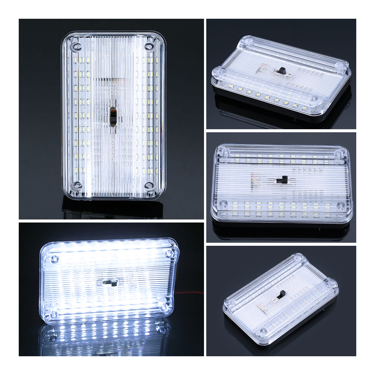 12V 36 LED Car Vehicle Interior Dome Roof Ceiling Reading Trunk Light Lamp
