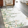 thumbnail image 4 of Area Rug for Living Room, Green Eucalyptus Leaves Non-Slip Indoor Large Carpet for Bedroom/Dining Room, Spring Floral Weeping Farmhouse Washable Low-Profile Rectangle Floor Mat Runner Rugs - 3 x 5 Ft, 4 of 7