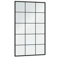 thumbnail image 2 of vidaXL Wall Mirrors 2 pcs Black 100x60 cm Metal, 2 of 5