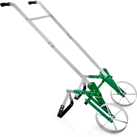 Varomorus Double High Wheel Plow Cultivator Hoe, All-Steel Manual Garden Row Weeder