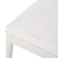 thumbnail image 5 of GDF Studio Covey Mid Century Modern Fabric Upholstered Wood Dining Chairs, Set of 2, Almond Textured Boucle and Bleached Wood, 5 of 9