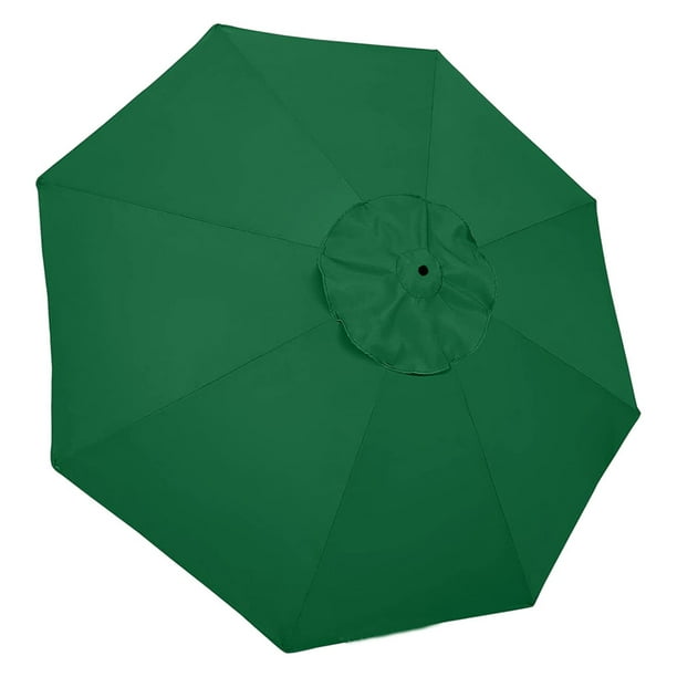 Injueey Cubierta impermeable de sombrilla para exteriores, materiales de jardín, sombrilla de repuesto para exteriores Jardín y Patio Verde