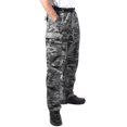 thumbnail image 4 of Rothco Relaxed Fit Zipper Fly BDU Pants - Black Camo, 4 of 5