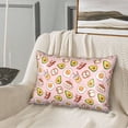 thumbnail image 2 of Disketp Breakfast Satin Pillowcase for Hair and Skin - Satin Pillow Cases Standard Size 20x30 inches with Zipper,Gifts for Women Men (without pillow core), 2 of 6