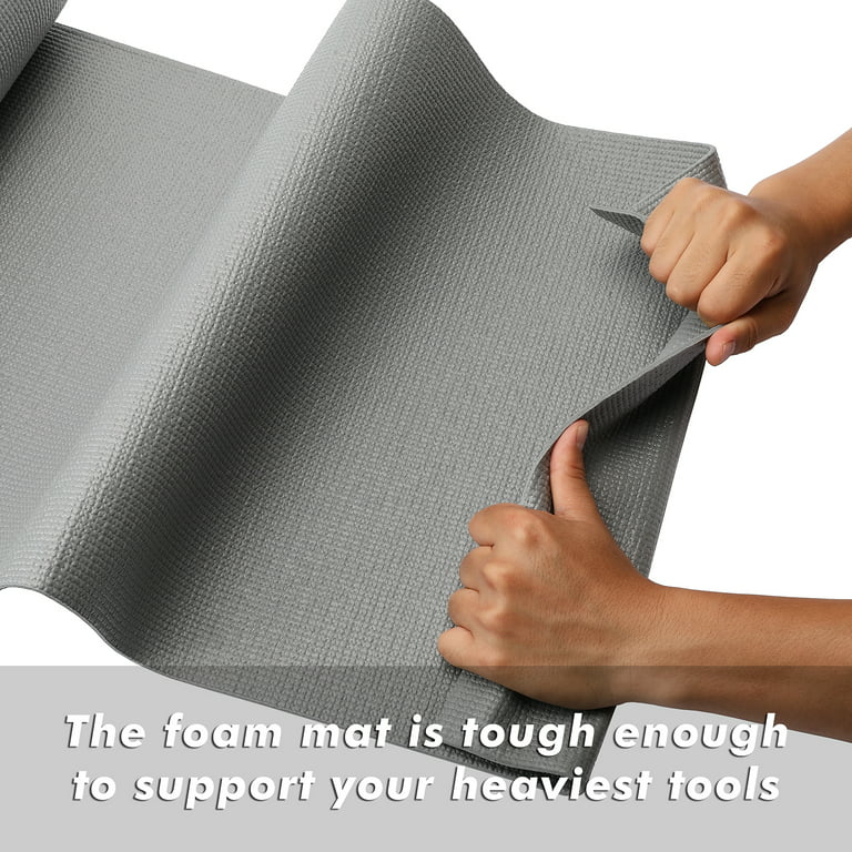 1 Grip Liner Foam Rubber Non Slip Drawer Shelf Mat Roll Lining Tool Box Pad 5ft