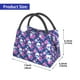 thumbnail image 2 of Fotbe Skull Flower Bolsa Térmica Portátil con Estampado, Bolsa de Entrega de Alimentos Aislada, Bolsa Reutilizable de Gran Capacidad para Comidas y Supermercado, 2 of 6
