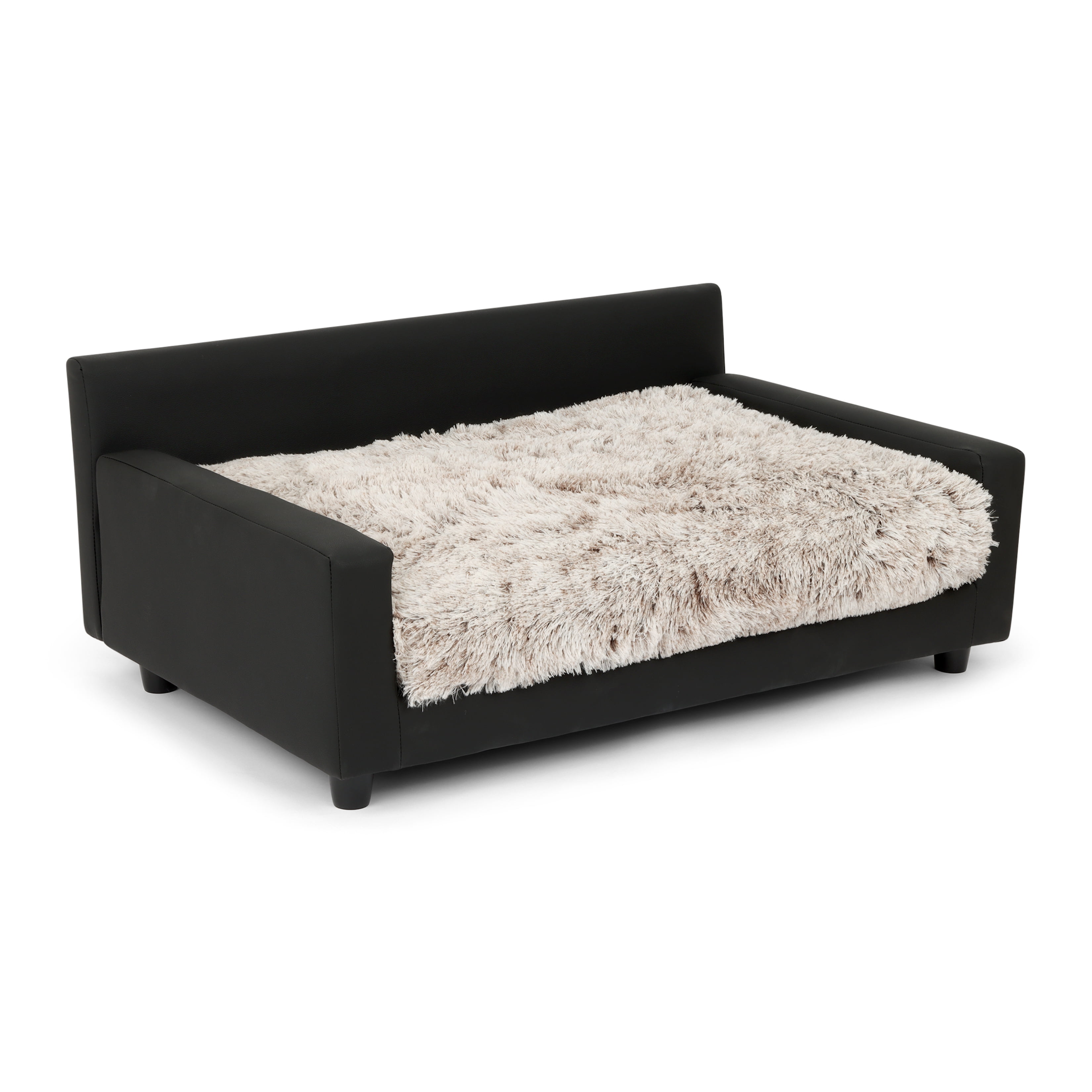 Club Nine Pets Metro Orthopedic Dog Bed, Sofa Style, Medium, Ivory.