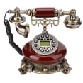thumbnail image 3 of Téléphone Vintage, Mains Libres Fonction Auto IP Identification de l'Appelant Clavier Numérique Rétro avec Calendrier pour la Maison, 3 of 8