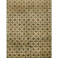 thumbnail image 1 of Ahgly Company Indoor Rectangle Abstract Ginger Brown Green Abstract Area Rugs, 4' x 6', 1 of 6