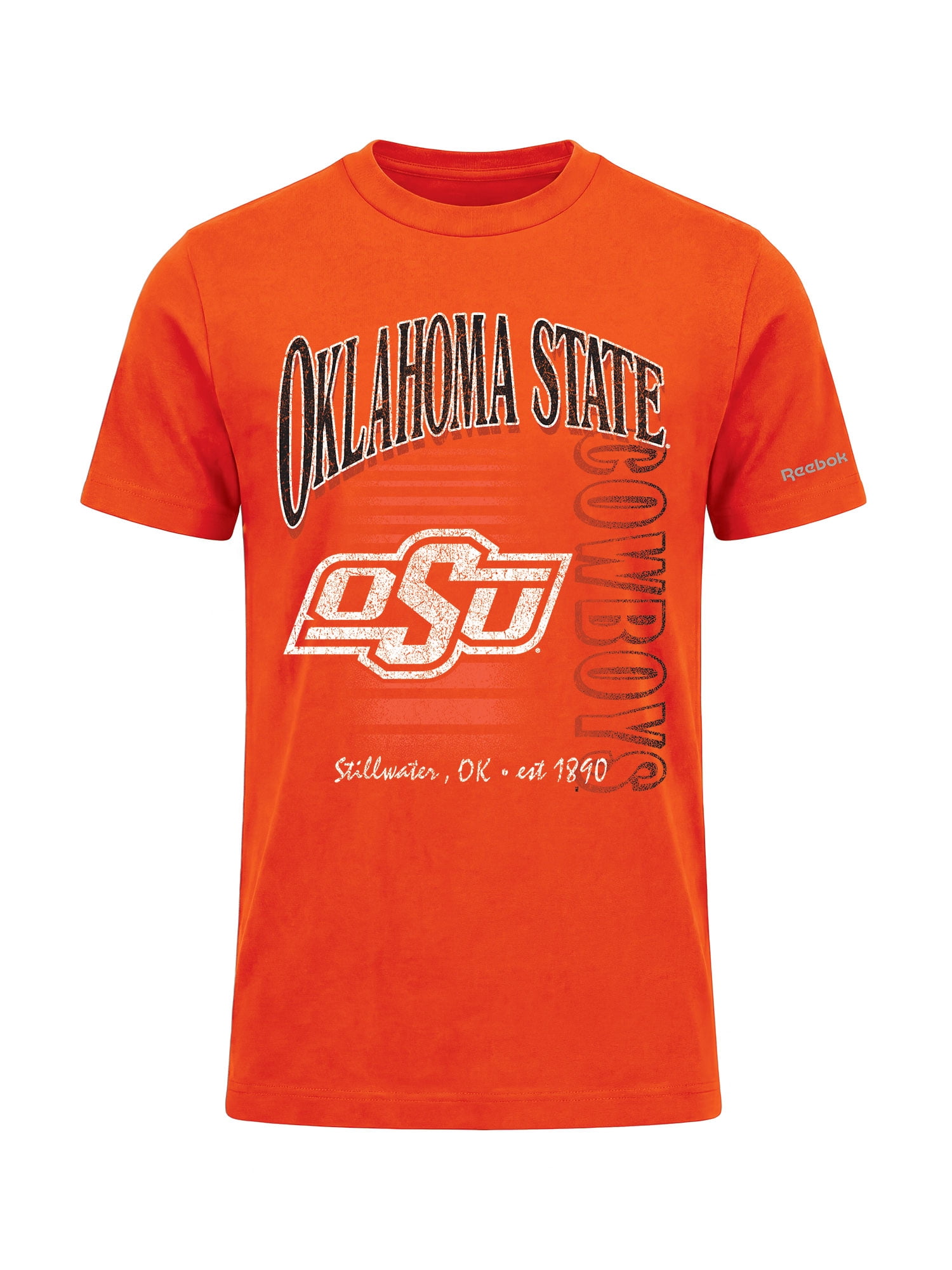 Oklahoma State Cowboys Reebok Mens Crew Neck Short Sleeve T-Shirt