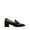BLACK-STONE, variant on DREAM PAIRS Loafers with Heels for Women Leather Chunky Loafer Shoes Penny Casual