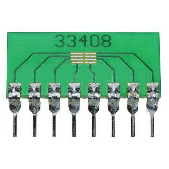 8 Pin SIP Surface Mount Integrated Circuit Adapter (0.35" x 0.8")