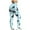 Blue, variant on Easter Leggings for Women Bunny Rabbits Eggs Floral Pattern Stretchy Workout Leggings Yoga Pants