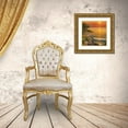 thumbnail image 3 of Galasso, Adriano 15x15 Gold Ornate Wood Framed with Double Matting Museum Art Print Titled - Tramonto sul Mediterraneo, 3 of 4