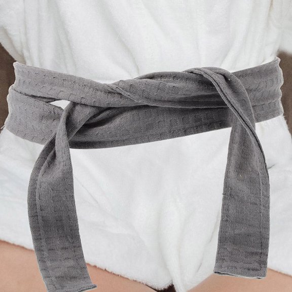 LIFKOME 2PCS Replacement Bathrobe Belt Flannel Bathrobe Belt Replacement Hotel Robe Tie Belt Unisex Bathrobe Belt for Hotel and Home Use