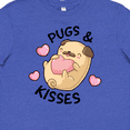 thumbnail image 4 of Inktastic Valentines Day Pugs & Kisses with Hearts Youth T-Shirt, 4 of 5