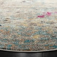 thumbnail image 4 of SAFAVIEH Madison Candelario Abstract Polka Dots Area Rug, Grey/Gold, 5' x 5' Round, 4 of 8