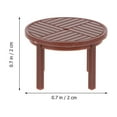 thumbnail image 4 of Shisuyan 4 Sets Mini Table Chair Set Furniture Model Mini House Living Room Accessory, 4 of 8