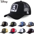thumbnail image 2 of Hombres y mujeres Star Wars Mickey gorra de béisbol algodón Snapback Hip Hop papá malla camionero sombrero nuevo envío de la gota hola suerte  unisex, 2 of 2