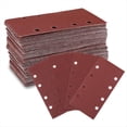 thumbnail image 1 of Juego de Hojas de Lijado, 100 Piezas, Papel de Lija Adhesivo de Nailon, Grano 40/60/80/120, 8 Agujeros, Accesorios para Lijadora Múltiple, Lijadora Orbital, 1 of 7