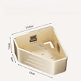 thumbnail image 3 of Outdor Sponge Holder For Kitchen 2026 Caddy Organizer With Suction Cups Rustproof Kitchen Storage Rack For Sponge Soap Stopper Brush, 3 of 6