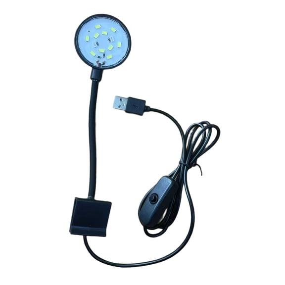 Led Lamp Aquariums Light USB Charging Clipon Lamp for Health Fish Plant Color