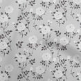 thumbnail image 1 of oneOone Cotton Cambric Gray Fabric Floral Sewing Craft Projects Fabric Prints By Yard 56 Inch Wide, 1 of 4