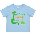 thumbnail image 3 of Inktastic My Aunt Loves Me Nephew Boys Toddler T-Shirt, 3 of 5