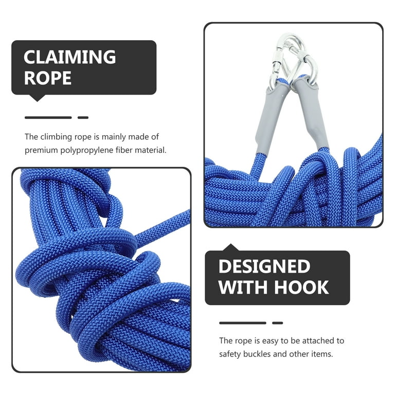 Outdoor Climbing Rope Safety Multifunction Suspend Hiking Ropes Escape Rock  Harness 