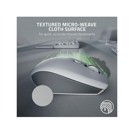 Razer - Pro Glide Mouse Pad (XXL) with Micro-Textured Cloth Surface - Mercury
