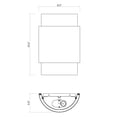 thumbnail image 2 of 739S-RB-Z-Lite-Harlech - 2 Light Wall Sconce In Mid-Century Modern Style-12.75 Inches Tall and 8.5 Inches Wide-Rubbed Brass  Finish, 2 of 7