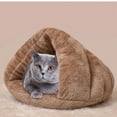thumbnail image 3 of SUNSIOM Pet Dog Cat Cave Igloo Bed Basket House Kitten Soft Cozy Indoor Cushion Kennel, 3 of 5