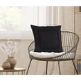 thumbnail image 3 of LR Home Modern Tufted Solid Black Throw Pillow, 3 of 9