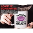 thumbnail image 7 of Soap Maker Mug White 11oz - Because Therapy Is Expensive - Soap Maker Soap Making Handmade DIY Fragrance Soap Bar, 7 of 7