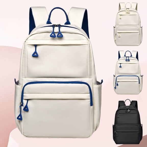 ibiyuan School Backpacks USB Port Large Capacity Laptop Lightweight School Bag for Ages 10 to 18, High School, University, Daily Commute, Campus Trip