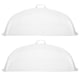 thumbnail image 1 of ColoMX 2pcs Cubiertas de alimentos transparentes Cubiertas protectoras de PVC Food Lids para el hogar Postre, 1 of 7