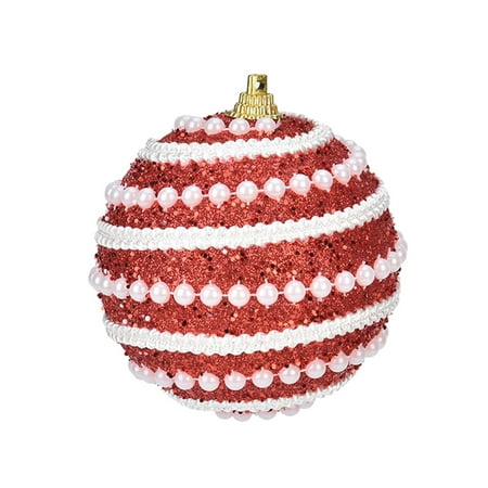 

Outfmvch christmas decorations home decor Christmas Tree Decoration Pendant Colorful Ball Christmas Ball Christmas Decoration Hanging Ball Christmas Tree Ornament
