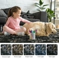 thumbnail image 5 of Wondo 5' x 8' Low Pile Area Rugs, Machine Washable Rug for Living Room, Bedroom, Kids' Room & High-Traffic Areas, Brown, 5 of 7