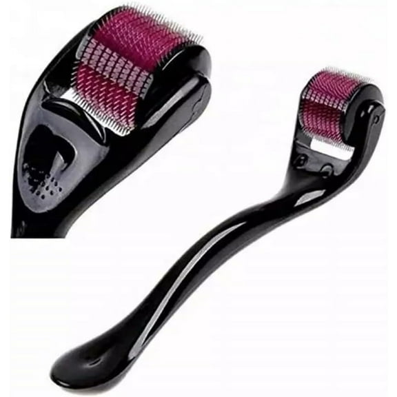 Derma roller, Beard roller, Derma roller hair growth men, Derma roller 1.0mm,Derma roller for beard growth, Derma roller for hair,540 Roller for Skin Anti Ageing Mark Treatment (1.0mm)