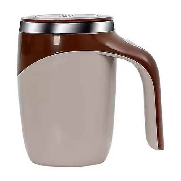 EZLIFE Agiufgs - Taza de café con agitación magnética automática, reutilizable, recargable, eléctrica, con agitación automática, de metal, giratoria, para oficina y hogar, L9N2